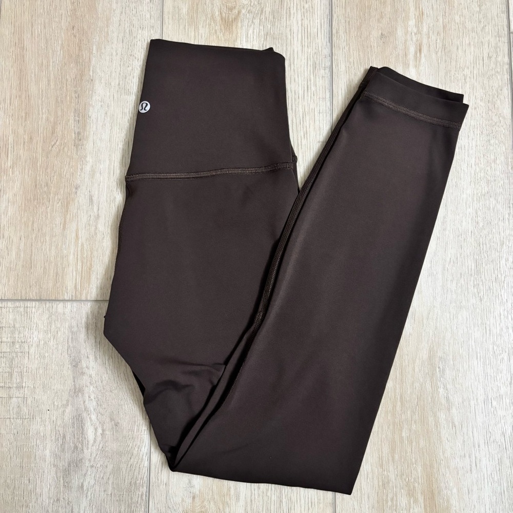 Lululemon espresso brown align leggings 6 25 - Picture 2 of 6